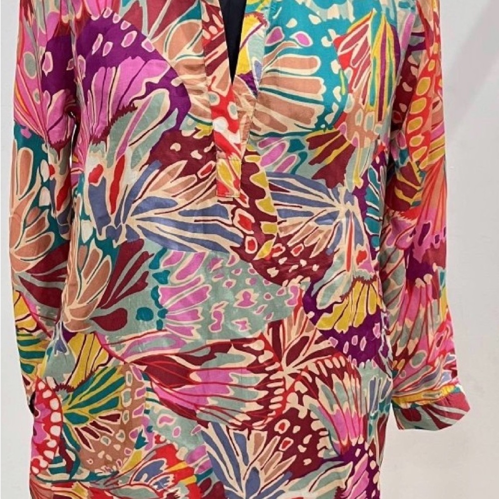 Tolani Multicolor Monarch Women's Blouse